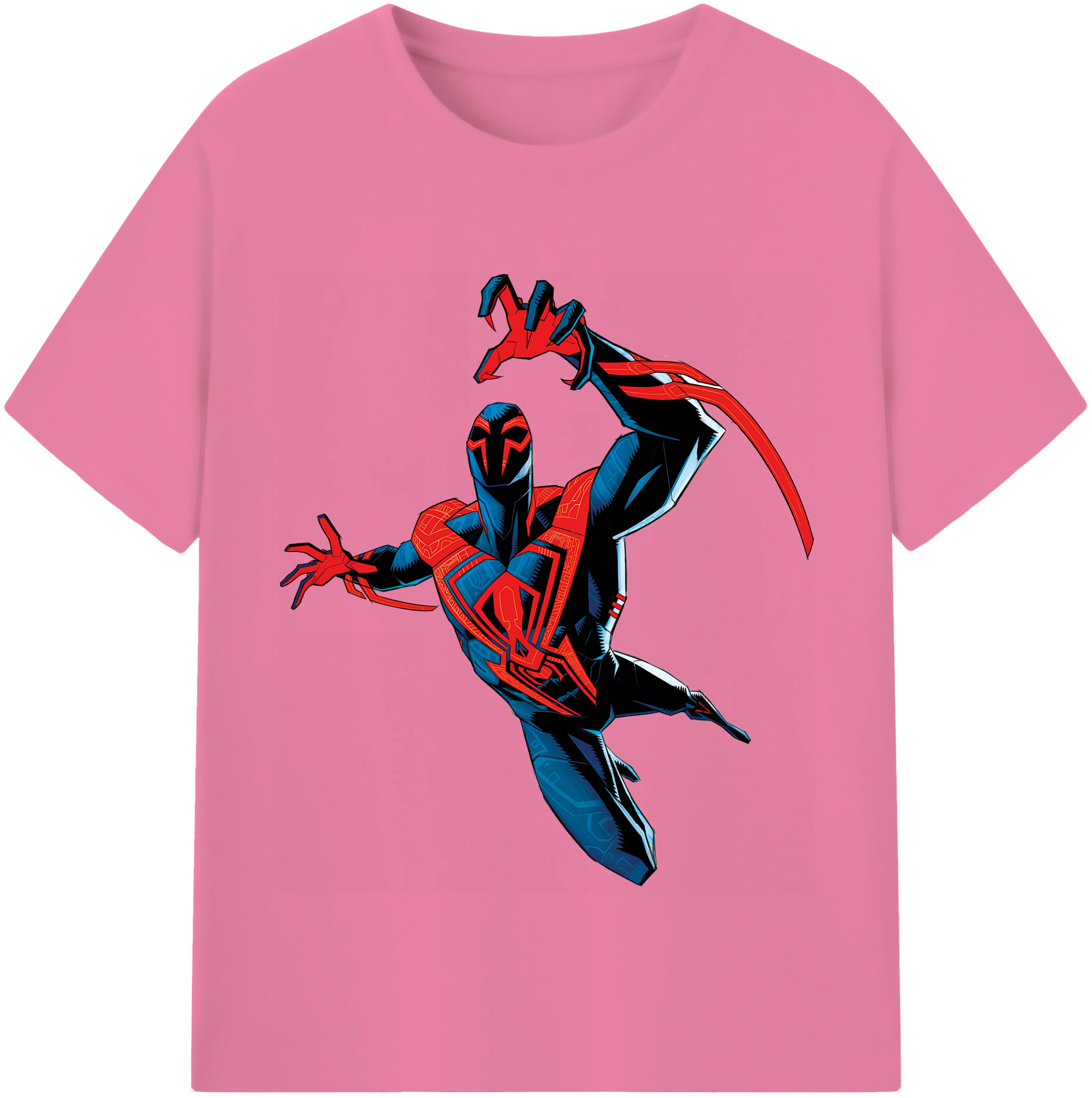 （画像用） Spider Man スパイダーマン 綿100％半袖Tシャツ（フロントプリント）